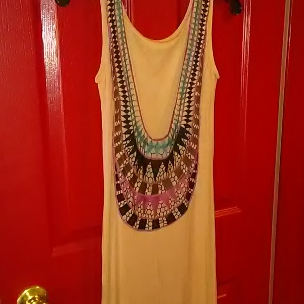ACTIVE USA Tan Maxi Dress.